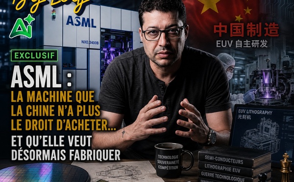 ASML : la machine que la Chine n'a plus le droit d'acheter… et qu'elle veut désormais fabriquer !