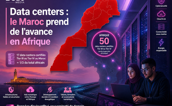 Data centers : le Maroc prend de l’avance en Afrique