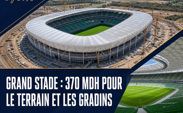 Grand Stade Hassan II : 370 MDH pour préparer l’aire de jeu et les gradins