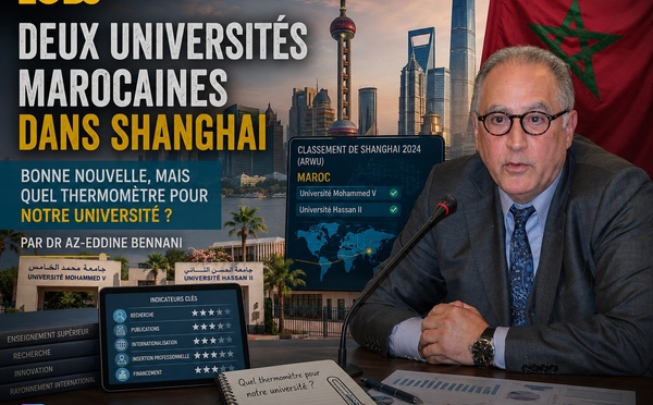 ​Deux universités marocaines dans Shanghai : bonne nouvelle, mais quel thermomètre pour notre université ?