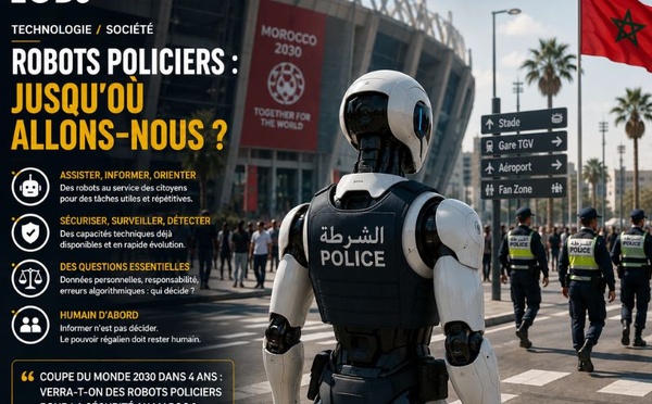 Verrons-nous au Maroc des robots policiers lors de la coupe du Monde 2030 au Maroc ?