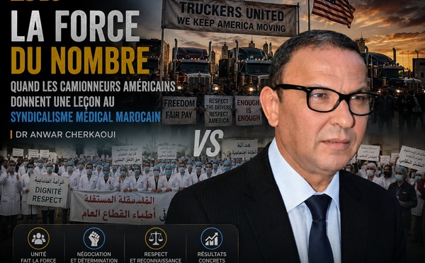 La force du nombre : Quand les camionneurs américains donnent une leçon au syndicalisme médical marocain