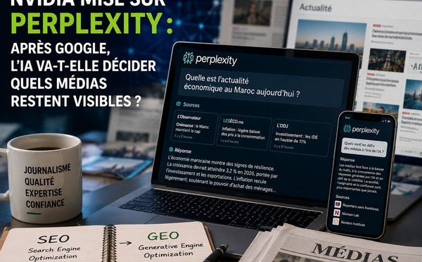Nvidia mise sur Perplexity : après Google, l’IA va-t-elle décider quels médias restent visibles ?
