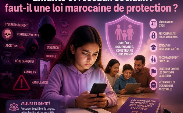 Enfants et réseaux sociaux : faut-il une loi marocaine de protection ?