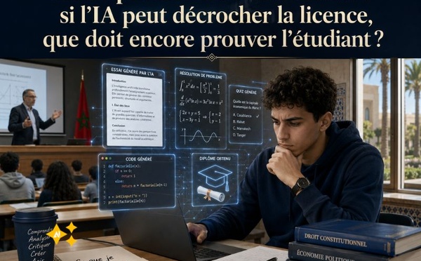 Chers professeurs marocains, c’est la rentrée : mais si l’IA peut faire les devoirs, qu’allez-vous désormais noter ?