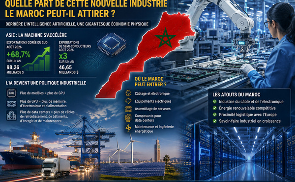 L’IA recrée des usines : quelle part de cette nouvelle industrie le Maroc peut-il attirer ?