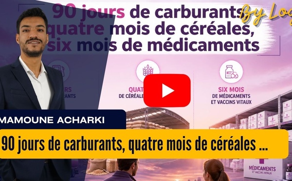 [vidéo] : 90 jours de carburants, quatre mois de céréales, six mois de médicaments