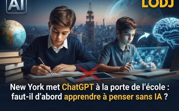 New York met ChatGPT à la porte de l’école : faut-il d’abord apprendre à penser sans IA ?