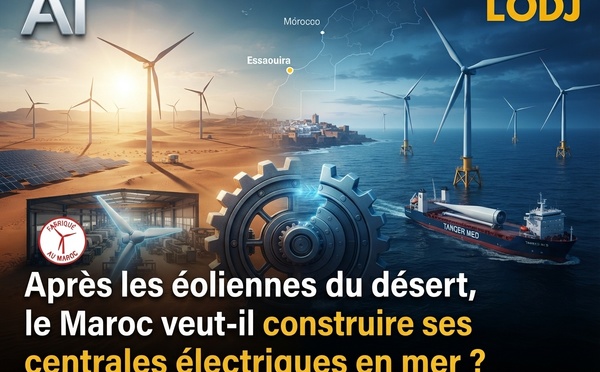 Après les éoliennes du désert, le Maroc veut-il construire ses centrales électriques en mer ?