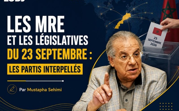 Les MRE et les législatives du 23 septembre: les partis interpellés
