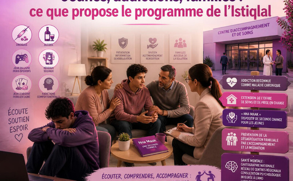 Jeunes, addictions, familles : ce que propose le programme de l’Istiqlal