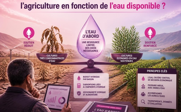Et si le Maroc subventionnait enfin l’agriculture en fonction de l’eau disponible ?