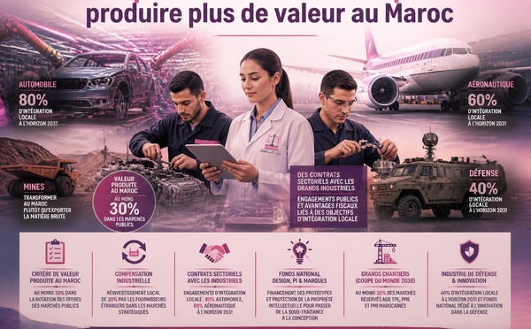 Le pari industriel de l'Istiqlal : produire plus de valeur au Maroc
