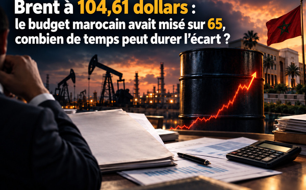 Brent à 104,61 dollars : le budget marocain avait misé sur 65, combien de temps peut durer l’écart ?