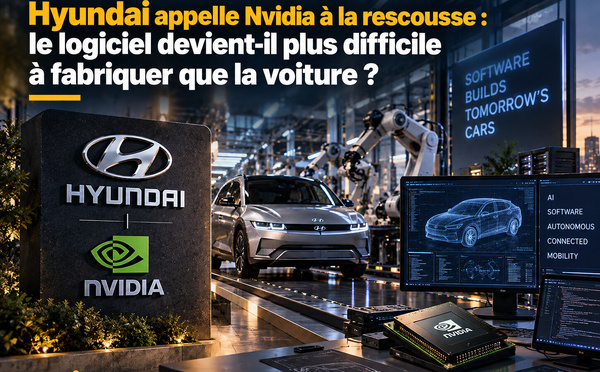 Hyundai appelle Nvidia à la rescousse : le logiciel devient-il plus difficile à fabriquer que la voiture ?