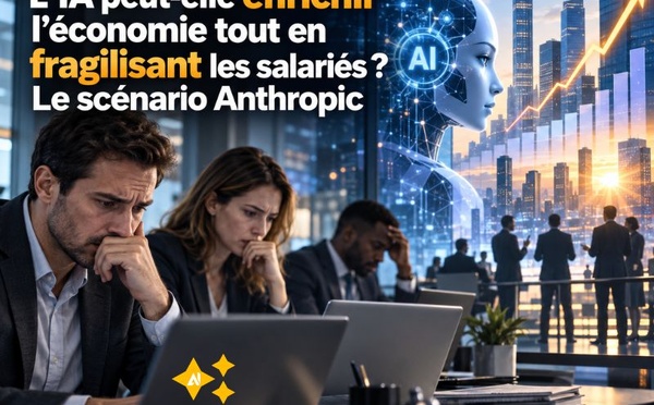 L’IA peut-elle enrichir l’économie tout en fragilisant les salariés ? Le scénario Anthropic