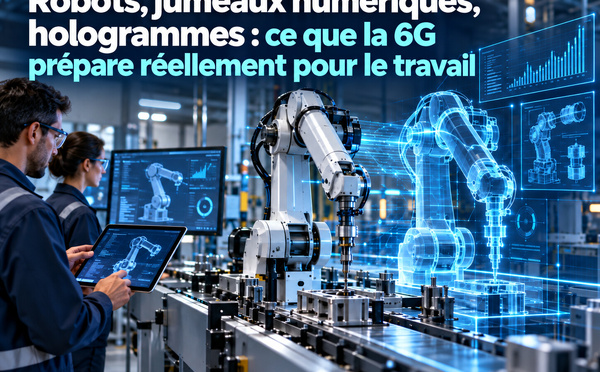 Robots, jumeaux numériques, hologrammes : ce que la 6G prépare réellement pour le travail