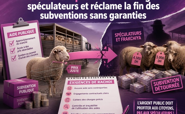 Aides au cheptel : Rachdi fustige les spéculateurs et réclame la fin des subventions sans garanties
