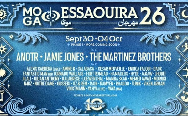 Électro : Pour ses 10 ans, le MOGA Festival s'empare d'Essaouira avec une édition XXL et met le cap sur le Brésil