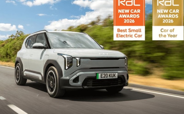 Le Kia EV2 sacré « Voiture de l'Année 2026 » par le prestigieux RAC britannique