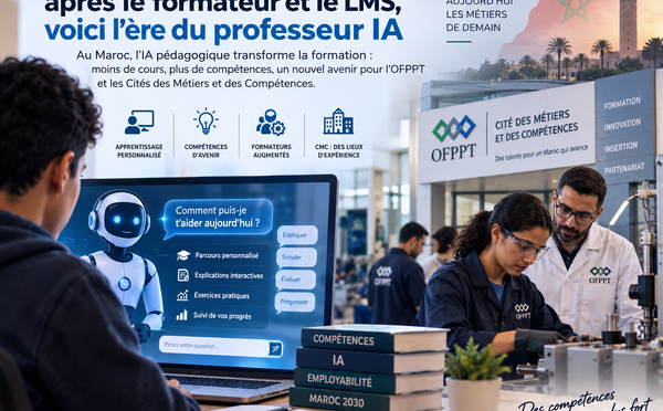 Formation professionnelle : après le formateur et le LMS, voici l’ère du professeur IA