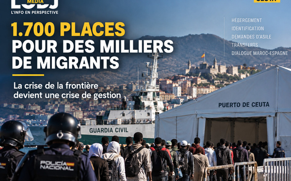 ​Ceuta : 1.700 places pour des milliers de migrants, la crise de la frontière devient une crise de gestion