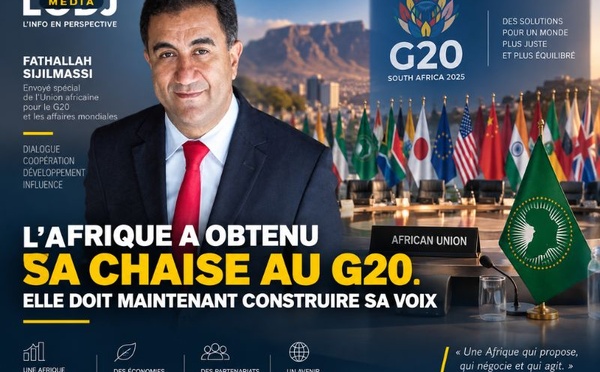 ​Fathallah Sijilmassi au G20 : un Marocain chargé d’aider l’Afrique à transformer sa chaise en voix