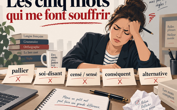 Les cinq mots qui me font souffrir