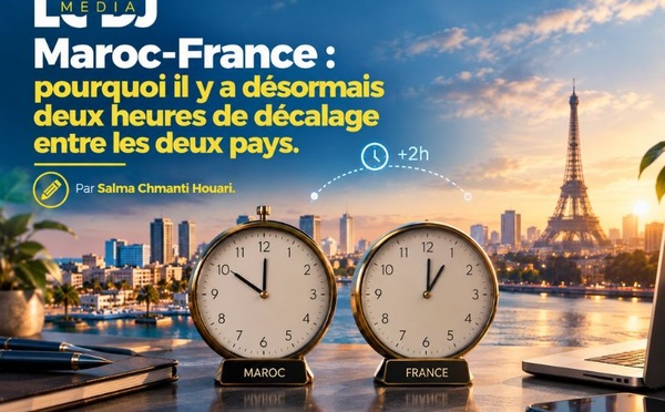 Maroc-France : pourquoi il y a désormais deux heures de décalage entre les deux pays