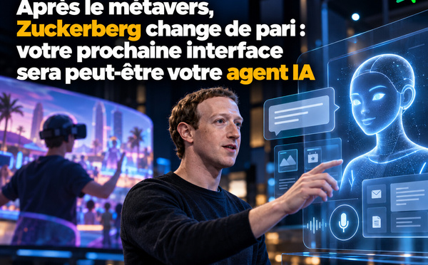 Après le métavers, Zuckerberg change de pari : votre prochaine interface sera peut-être votre agent IA