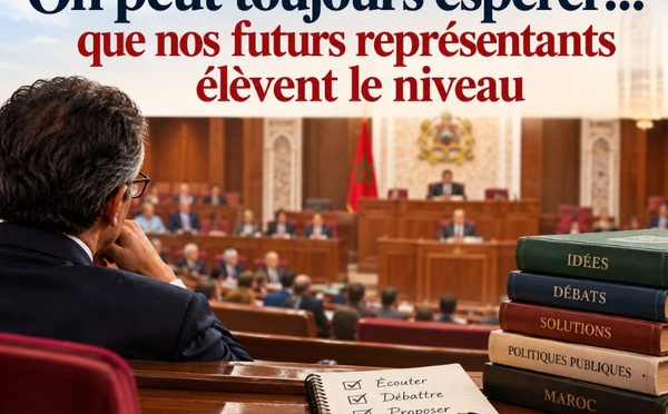 On peut toujours espérer… que nos futurs représentants élèvent le niveau