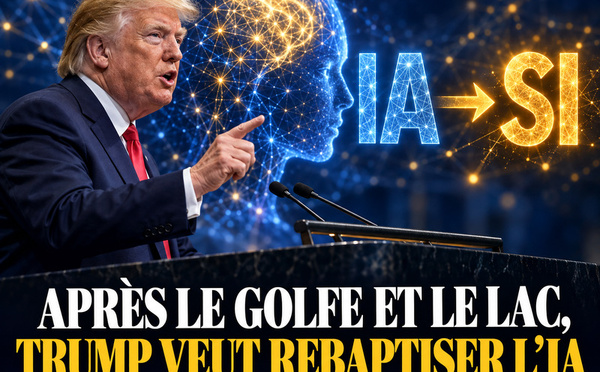 Après le golfe et le lac, Trump veut rebaptiser l’intelligence artificielle