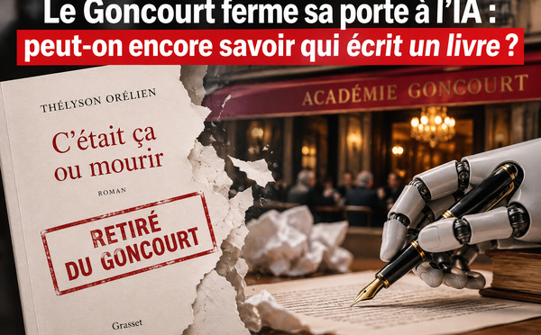 Le Goncourt ferme sa porte à l’IA : peut-on encore savoir qui écrit un livre ?