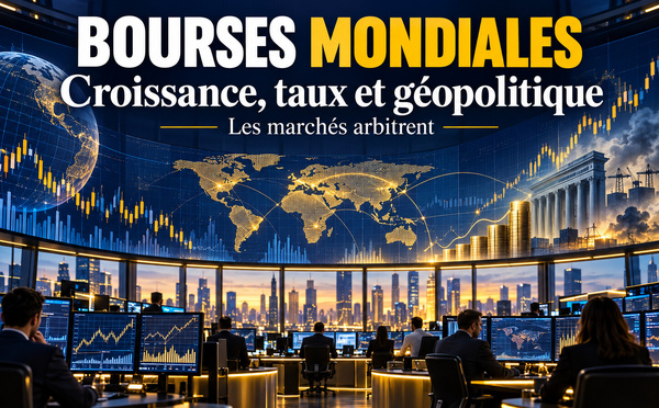 Bourses : « Les marchés arbitrent entre croissance, taux et géopolitique »