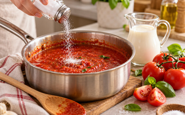 Sauce trop salée : oubliez le sucre, voici ce qui fonctionne vraiment