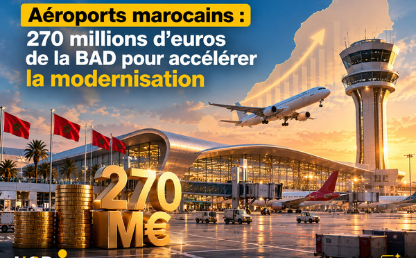 Aéroports marocains : 270 millions d’euros de la BAD pour accélérer la modernisation