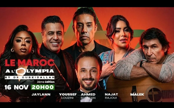 « Le Maroc à l’Olympia » revient à Paris pour une deuxième édition le 16 novembre 2026