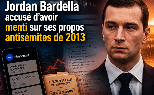 Jordan Bardella accusé d’avoir menti sur ses propos antisémites de 2013