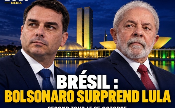 ​Présidentielle au Brésil : Flávio Bolsonaro devance Lula et relance le bolsonarisme