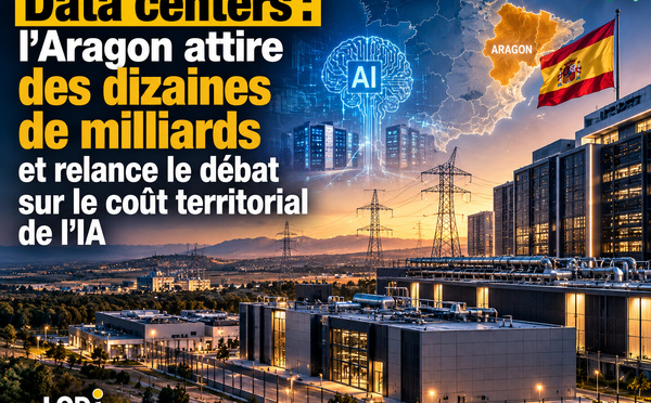 Data centers : l’Aragon attire des dizaines de milliards et relance le débat sur le coût territorial de l’IA