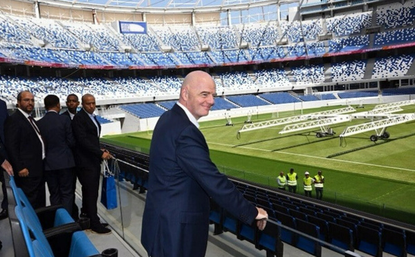 Gianni Infantino salue les avancées du Maroc en matière d’infrastructures footballistiques