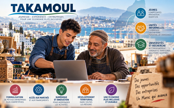 Maroc : « Takamoul », le pari de réunir les jeunes sans emploi et les petits entrepreneurs de l’informel