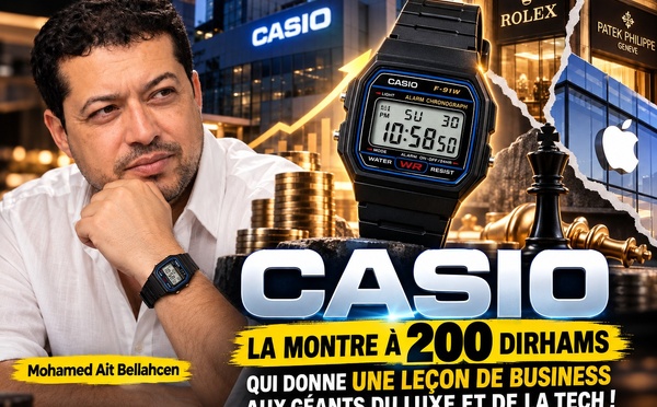 Casio : la montre à 200 dirhams qui donne une leçon de business aux géants du luxe et de la tech !