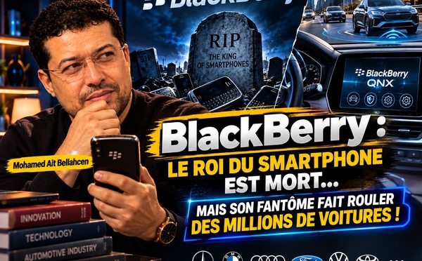 BlackBerry : le roi du smartphone est mort… mais son fantôme fait rouler des millions de voitures !