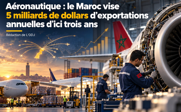Aéronautique : le Maroc vise 5 milliards de dollars d'exportations annuelles d'ici trois ans