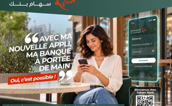 Saham Bank lance sa nouvelle application mobile, plus simple et plus autonome