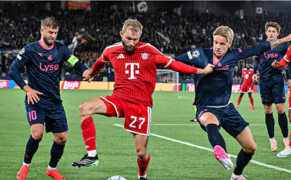 Ligue des champions : le Bayern Munich accroché par le Viking, Michael Olise expulsé