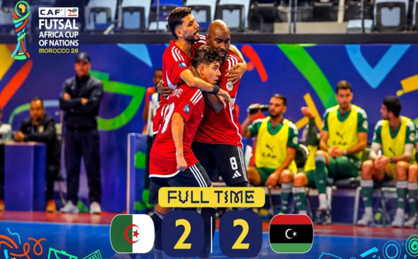 CAN Futsal 2026 : l’Algérie et la Libye se neutralisent et compliquent leurs chances de qualification