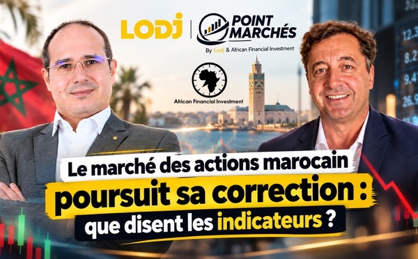 Point marchés : Le marché des actions marocain poursuit sa correction, que disent les indicateurs ?