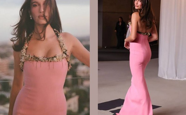 Hailey Bieber remet le gothique au goût du jour avec une manucure noire ultra-glamour